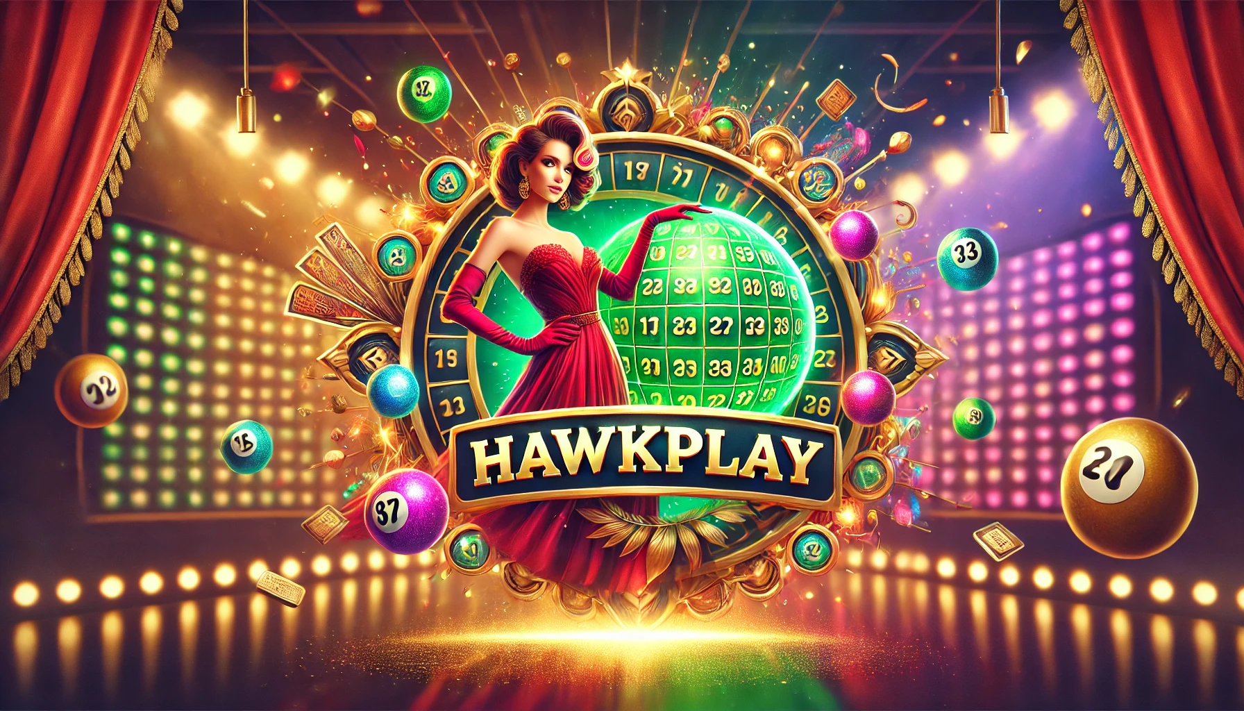 Hawkplay online betting platform cover image with vibrant gaming scene and secure betting elements