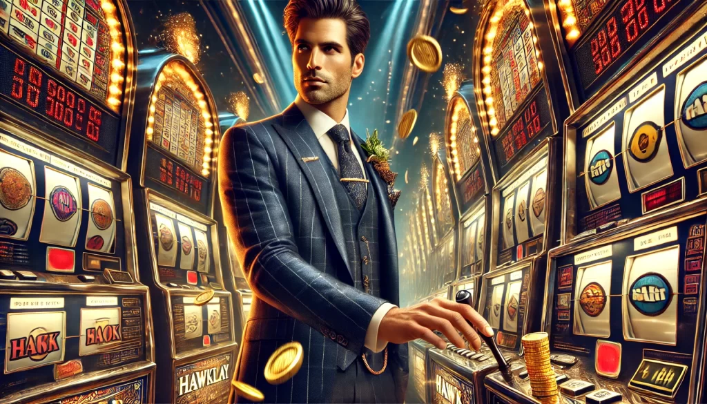 Hawkplay online betting platform cover image with vibrant gaming scene and secure betting elements