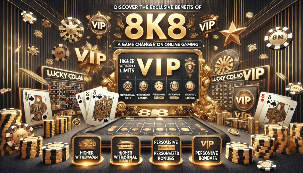 Discover 8K8 VIP – A New Level of Gaming Rewards